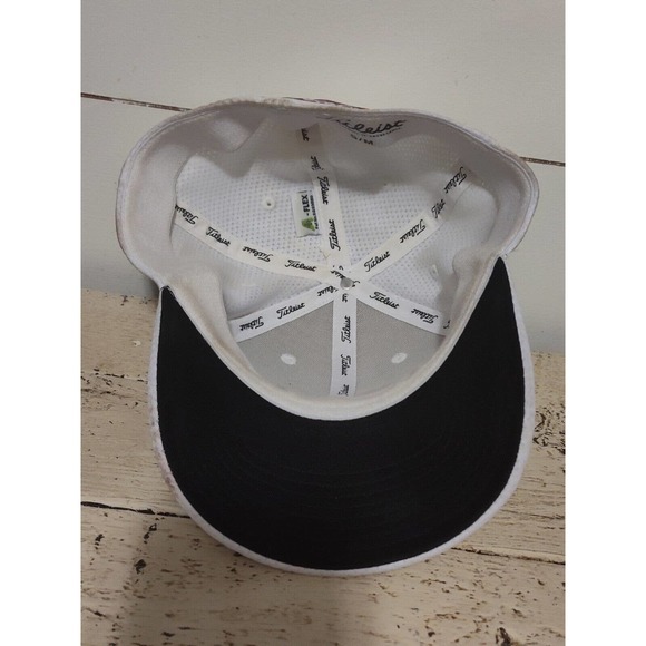 Titleist FJ Footjoy Pro V1 Golf Hat Cap Fitted Mesh Stretch fit Sz S/M - Picture 9 of 13